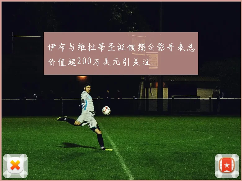 伊布与维拉蒂圣诞假期合影手表总价值超200万美元引关注